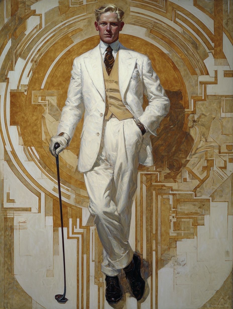 Elegant Gentleman — Vintage Print. poster detail