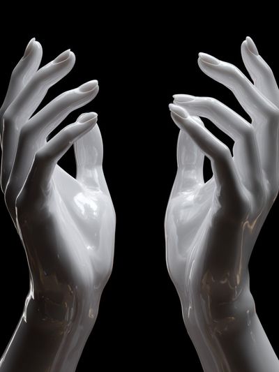 Elegant Hands — Minimalist Print.