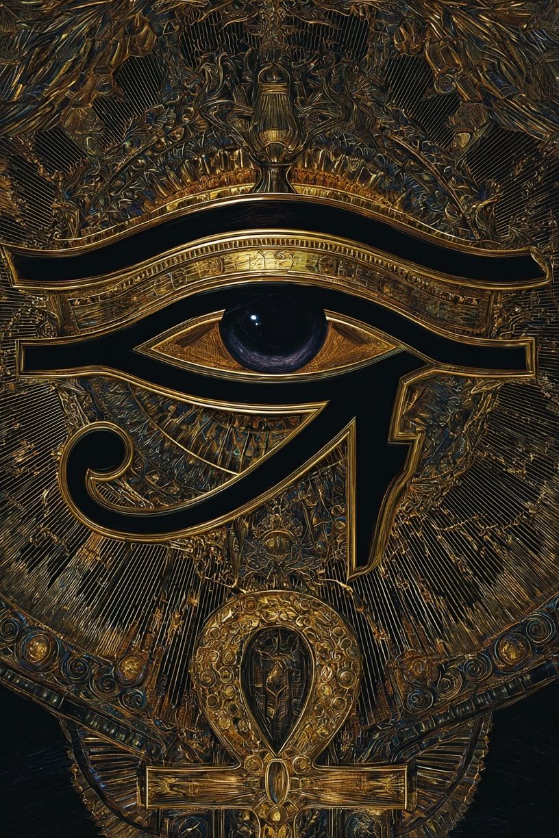 Eye of Horus — Fine Art Print. poster detail