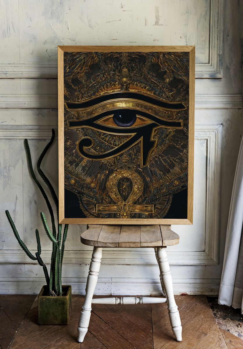 Eye of Horus — Fine Art Print. — room view 1
