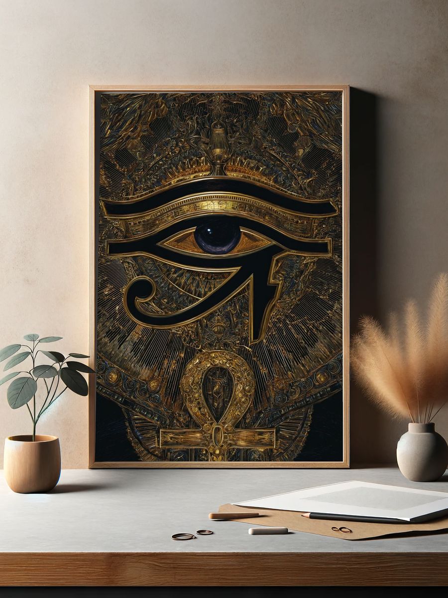 Eye of Horus — Fine Art Print. — room view 2