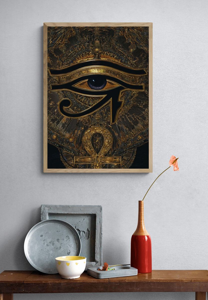 Eye of Horus — Fine Art Print. — room view 3