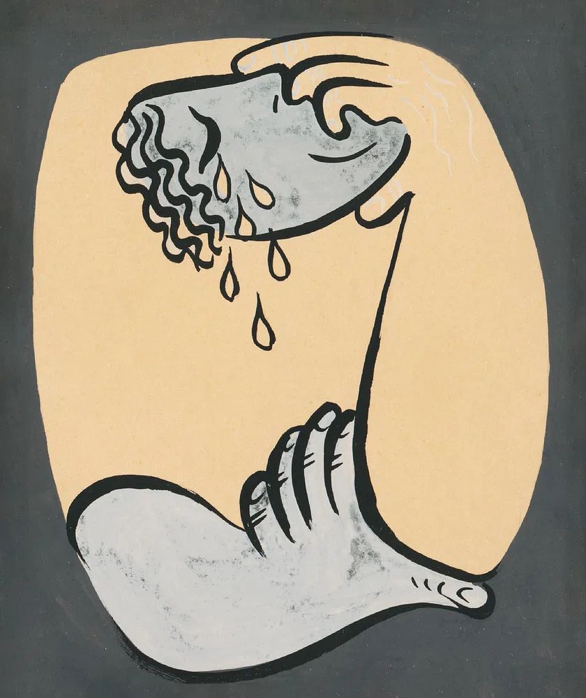 Emotional Hands — Illustration Print. poster detail