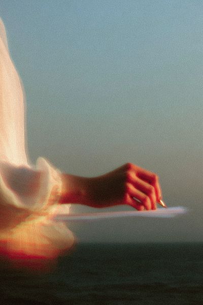 Ethereal Hand Over Water — Fine Art Print. poster print