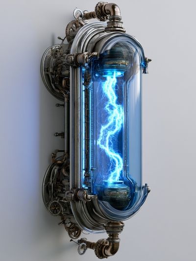 Electric Reactor Sci-Fi Poster. poster