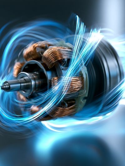 Electric Motor Motion Poster.