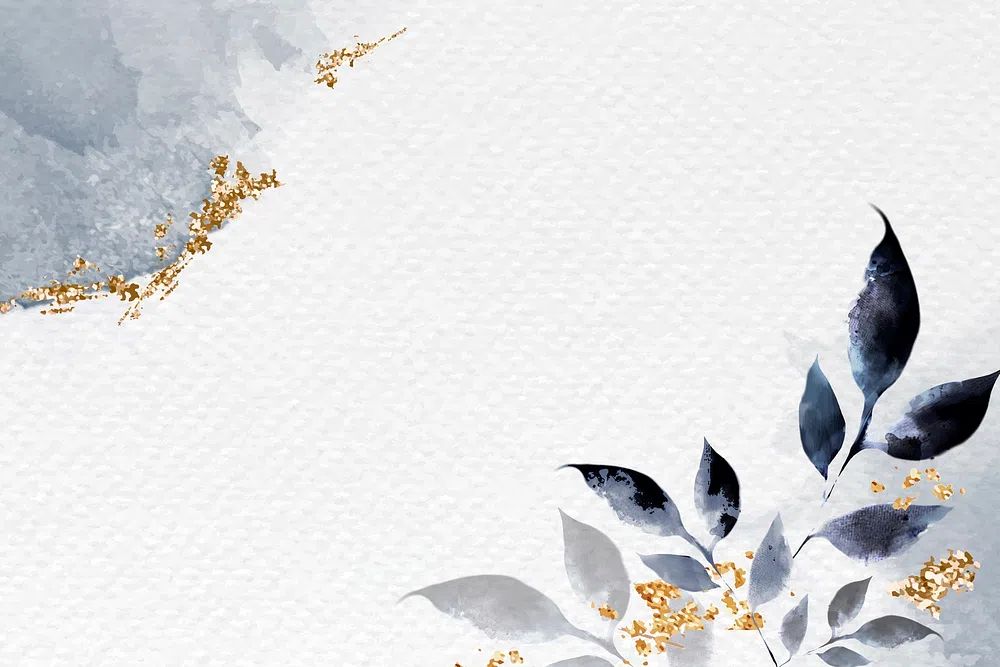 Elegant Leaves Watercolor Poster. poster — illustration art