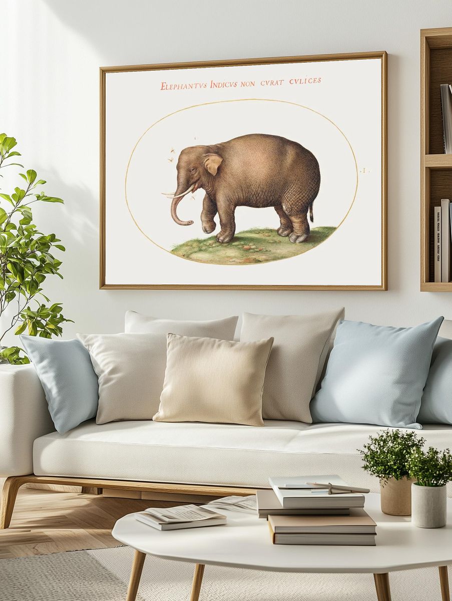 Elephant Insects (1575–1580) painting high. — room view 2