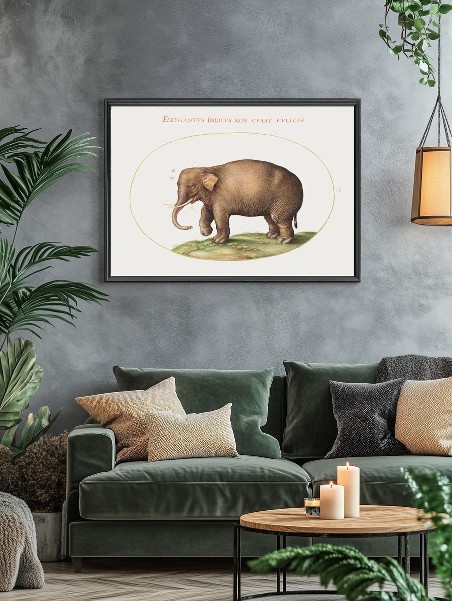 Elephant Insects (1575–1580) painting high. — room view 4