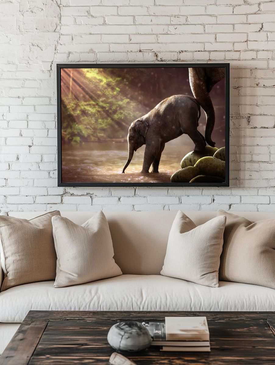 Elephant waterfall. room preview