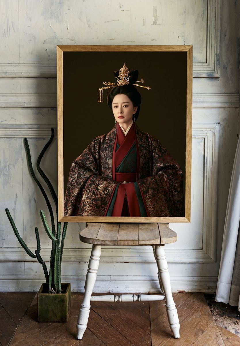 Imperial Empress Portrait Print. room preview