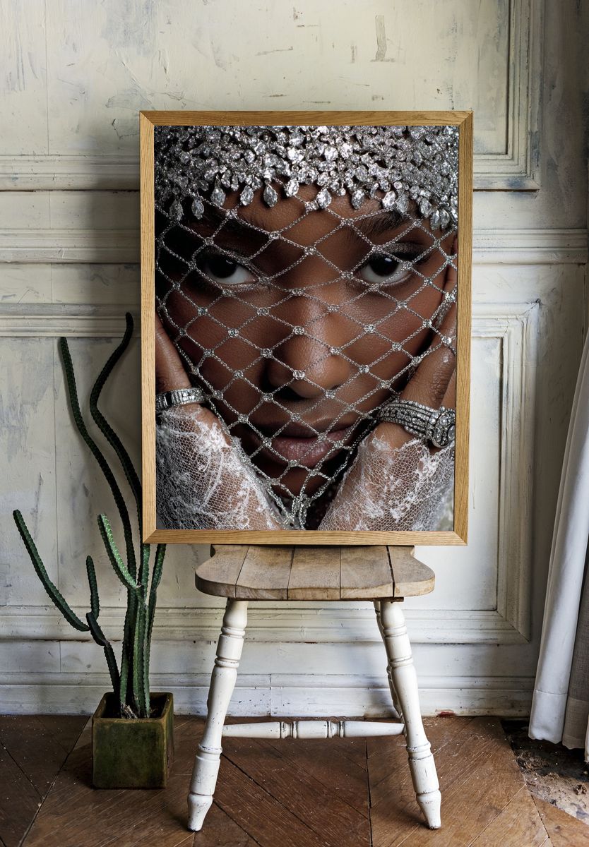 Elegant Portrait — Fine Art Print. — room view 1