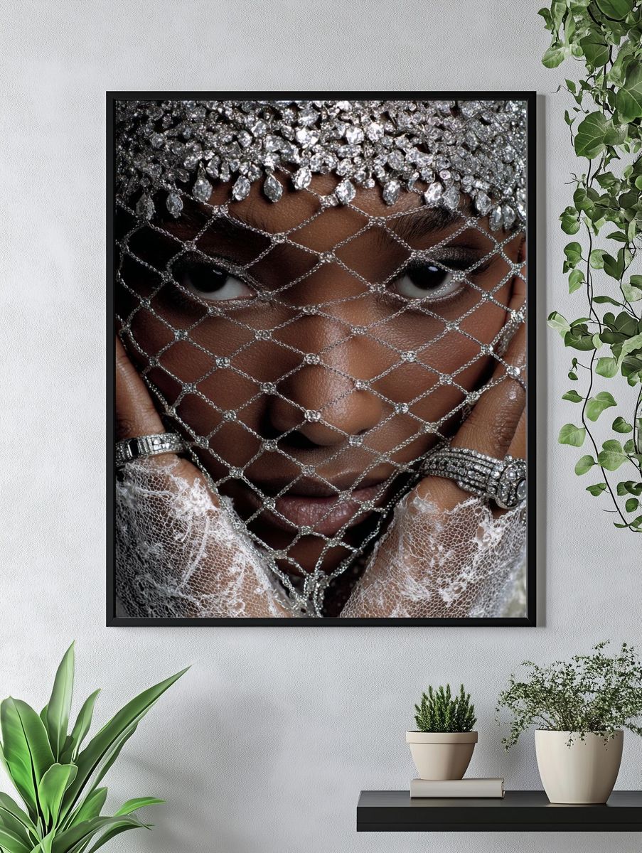 Elegant Portrait — Fine Art Print. — room view 4