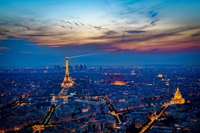 Eiffel Tower at Dusk — Paris Photography Poster. poster