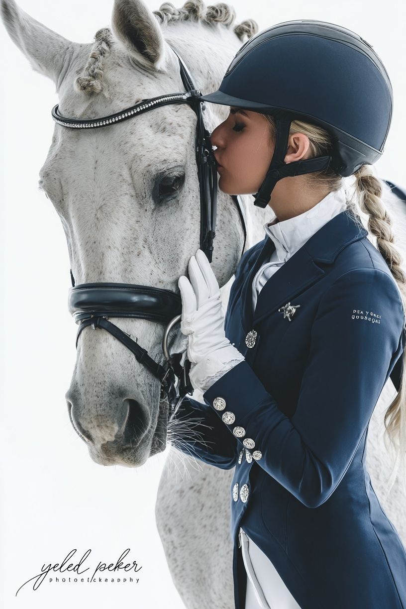 Equestrian Portrait Photography Poster. poster — photography art