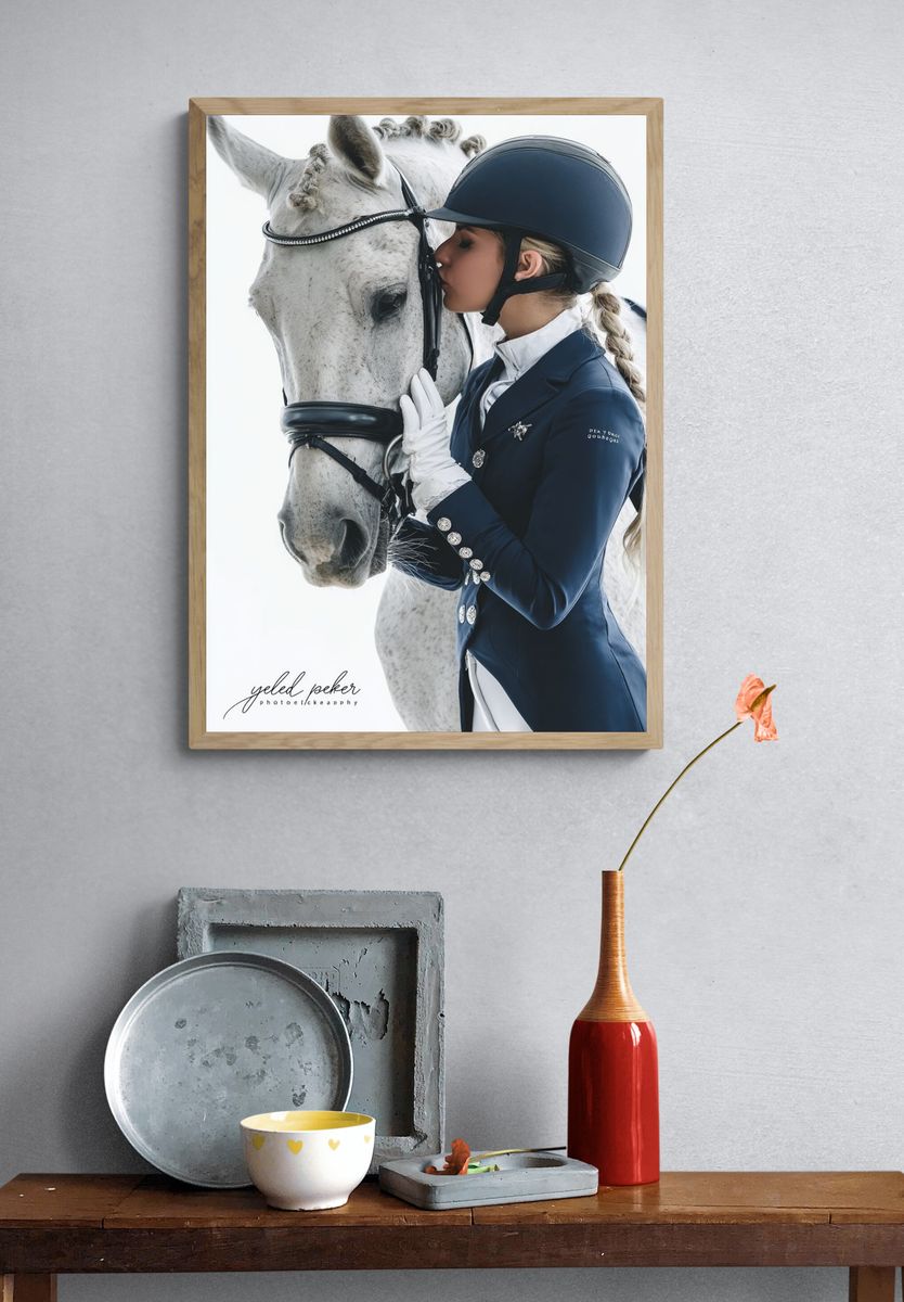 Equestrian Portrait Photography Poster. — room view 3