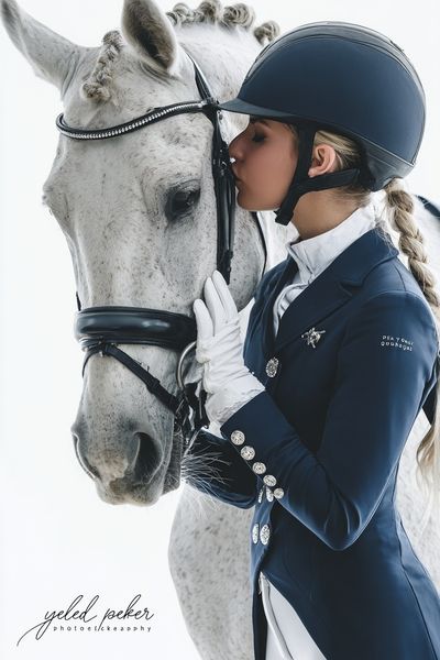 Equestrian Portrait Photography Poster. poster