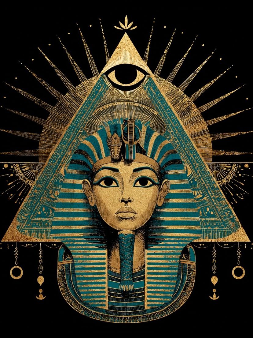 Egyptian Queen — Illustration Print. poster detail