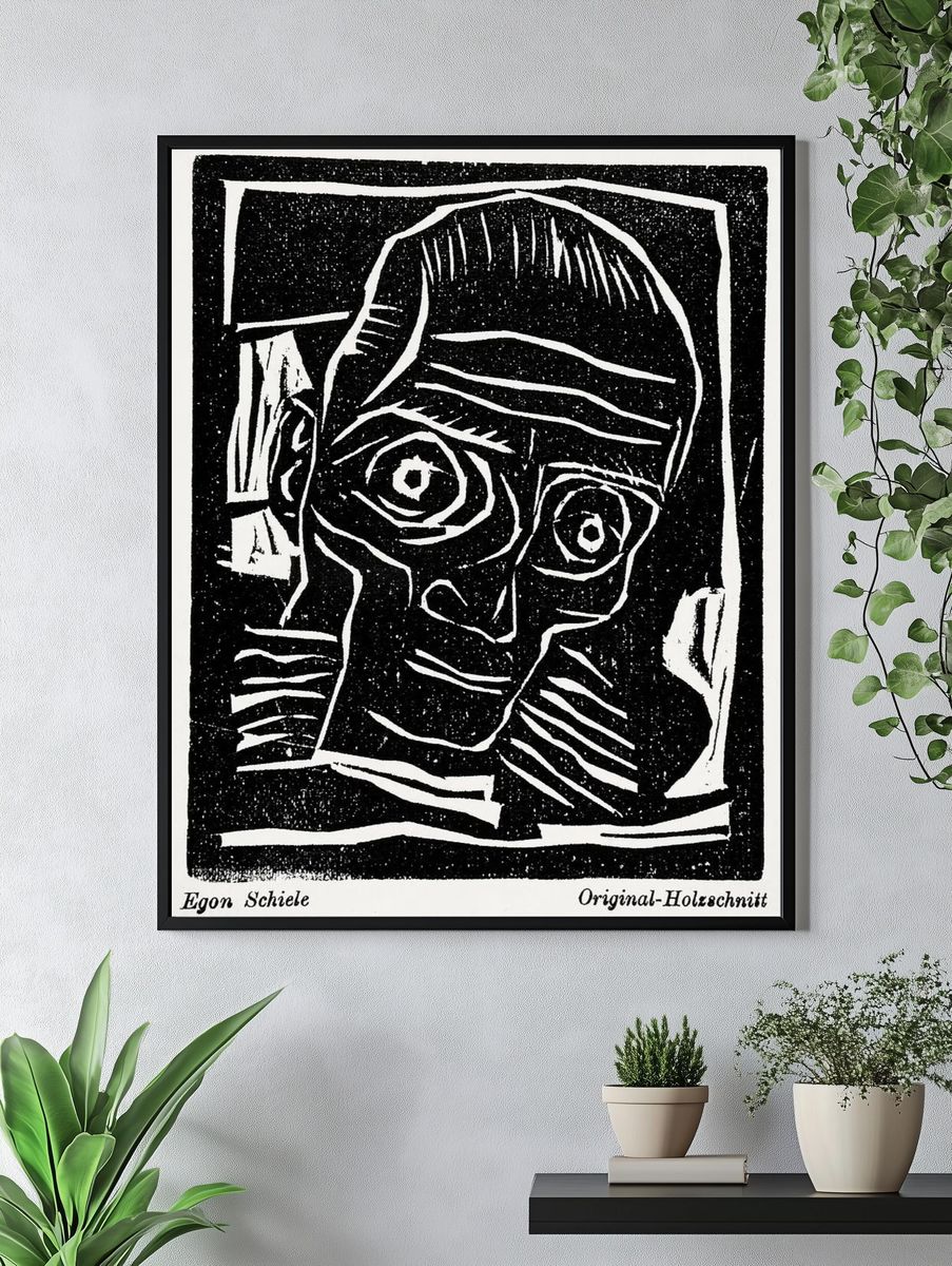 Egon Schiele — Expressionism Print. — room view 4