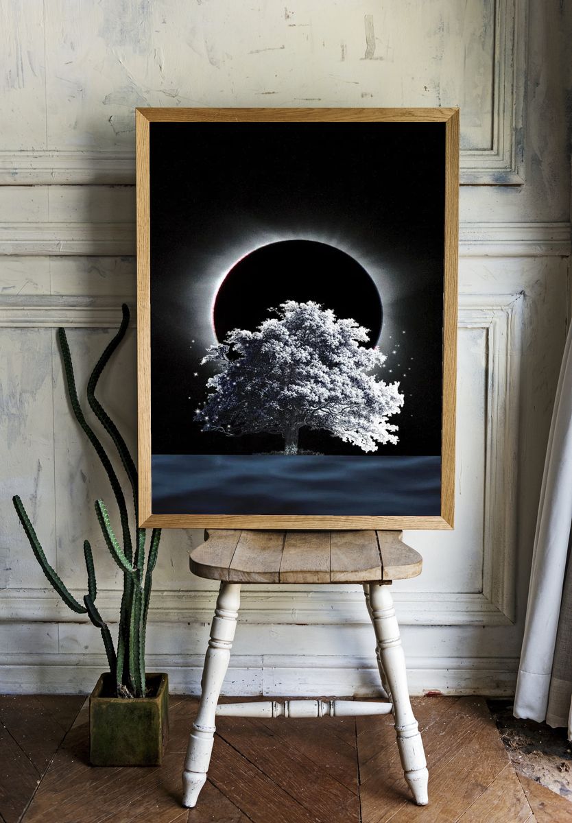 Eclipse Tree — Nature Poster. — room view 1