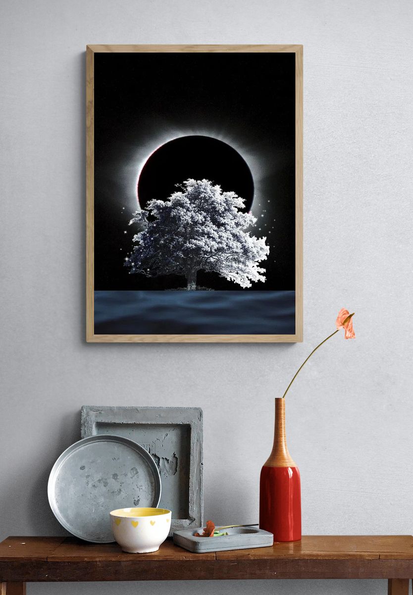 Eclipse Tree — Nature Poster. — room view 3