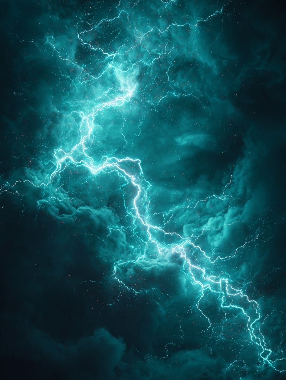 Electric Storm — Fine Art Print. poster — fine-art art