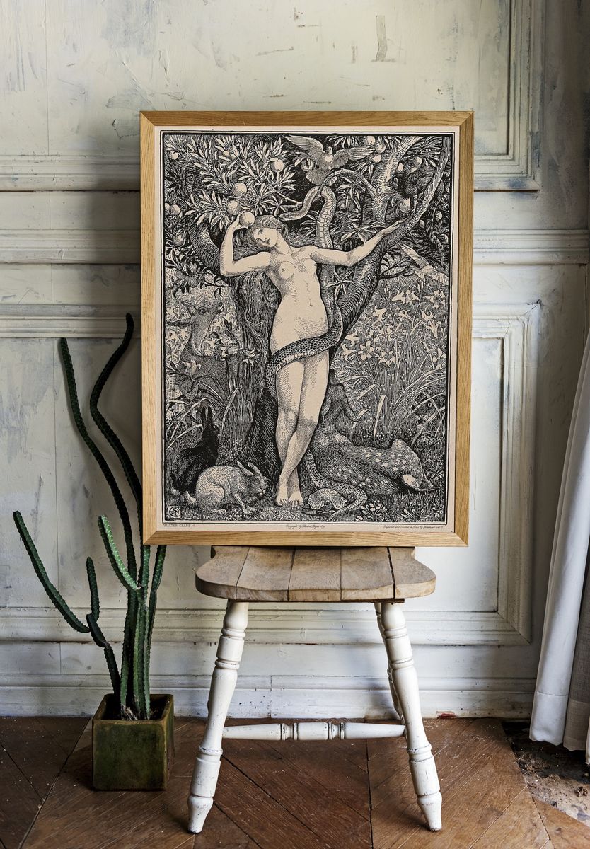 Eve in the Garden — Fine Art Print. — room view 1
