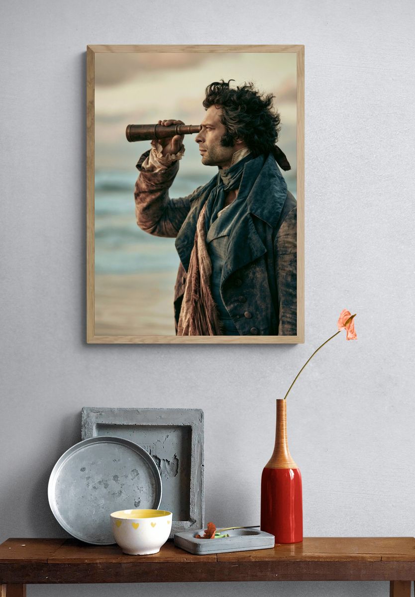 Seaside Explorer Portrait Print. — room view 3