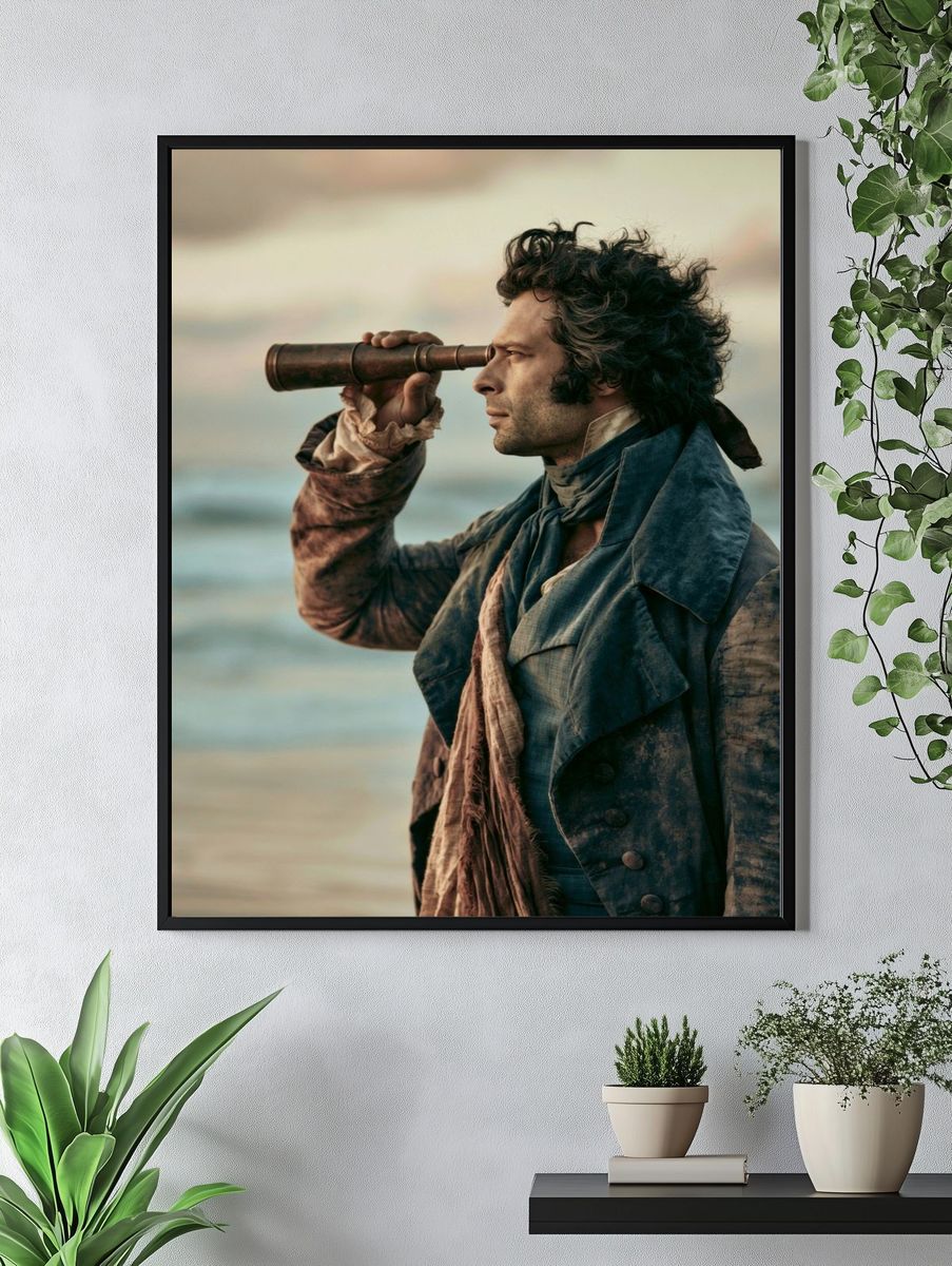 Seaside Explorer Portrait Print. — room view 4