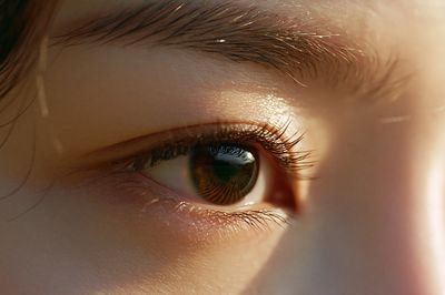 Close-Up Eye Photography Poster. poster