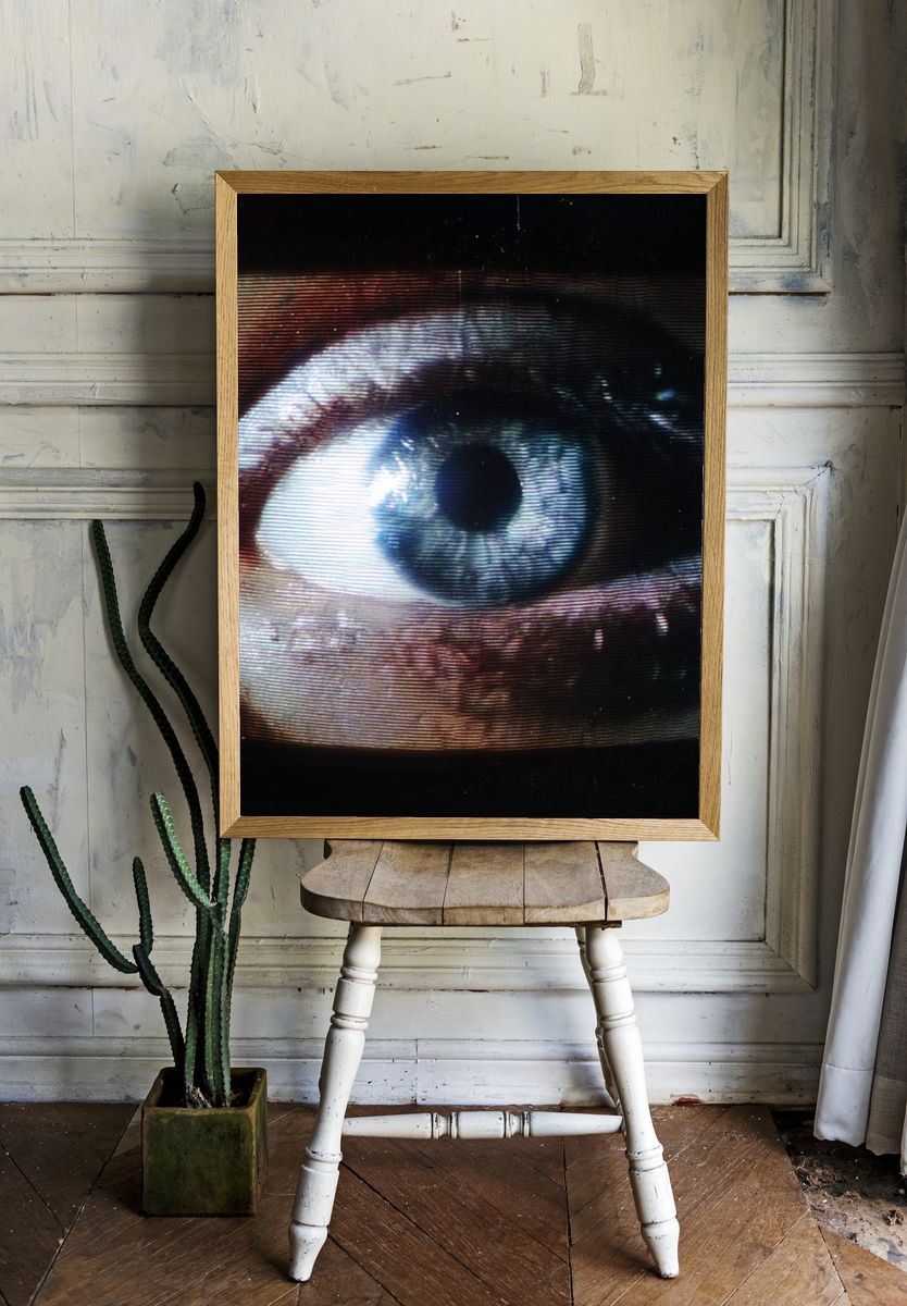 Close-Up Eye — Surreal Photography Print. — room view 1
