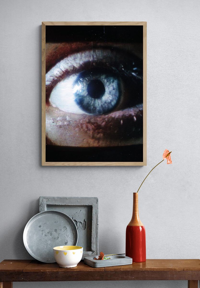 Close-Up Eye — Surreal Photography Print. — room view 3