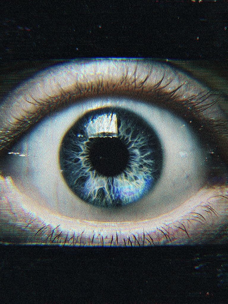 Close-Up Eye Photography Poster. poster detail