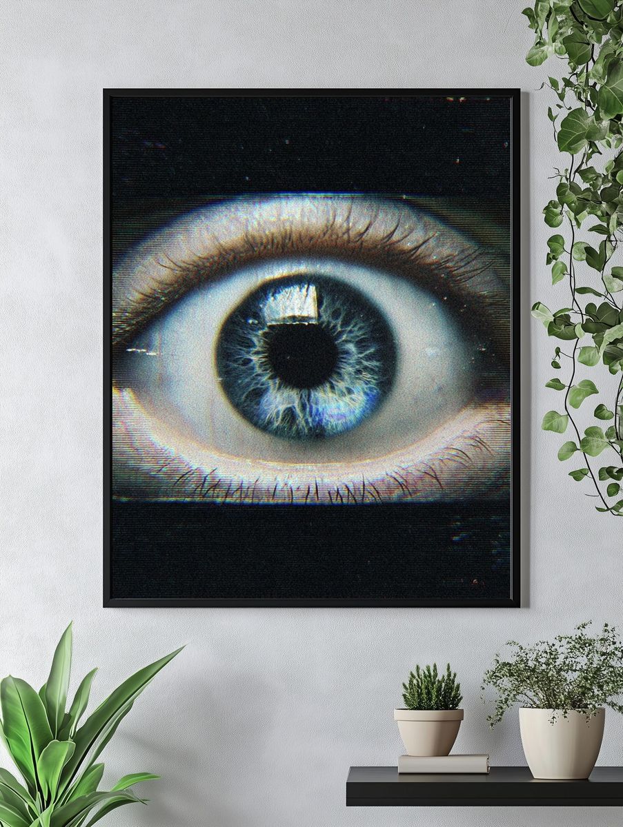 Close-Up Eye Photography Poster. — room view 4