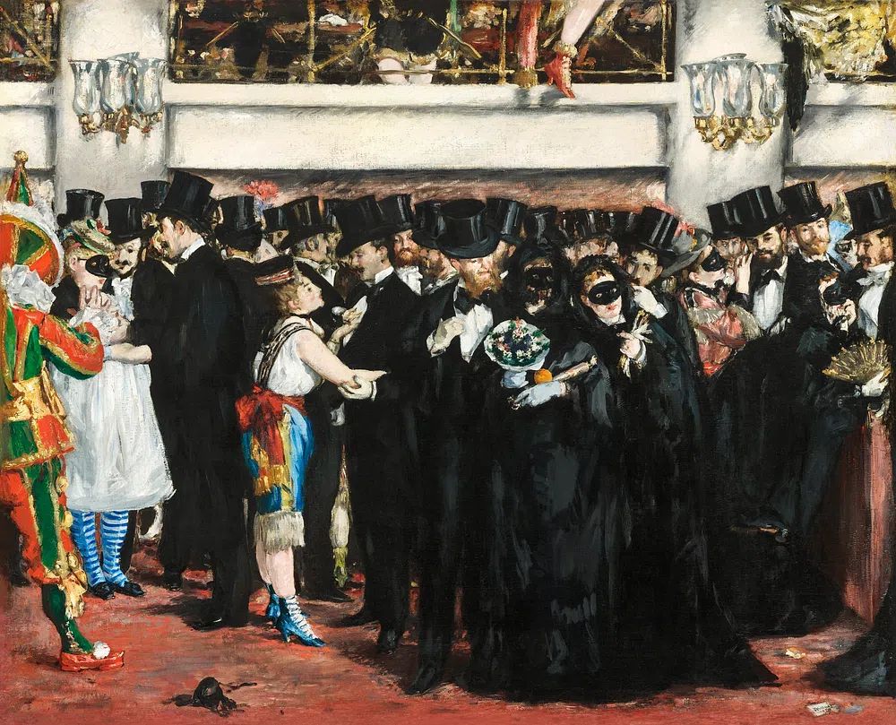 Masquerade Ball — Fine Art Print. poster — fine-art art