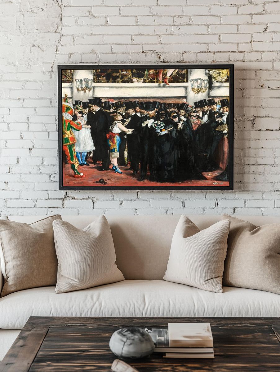 Masquerade Ball — Fine Art Print. — room view 1