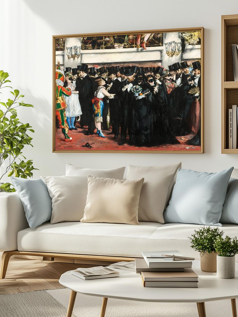 Masquerade Ball — Fine Art Print. — room view 2
