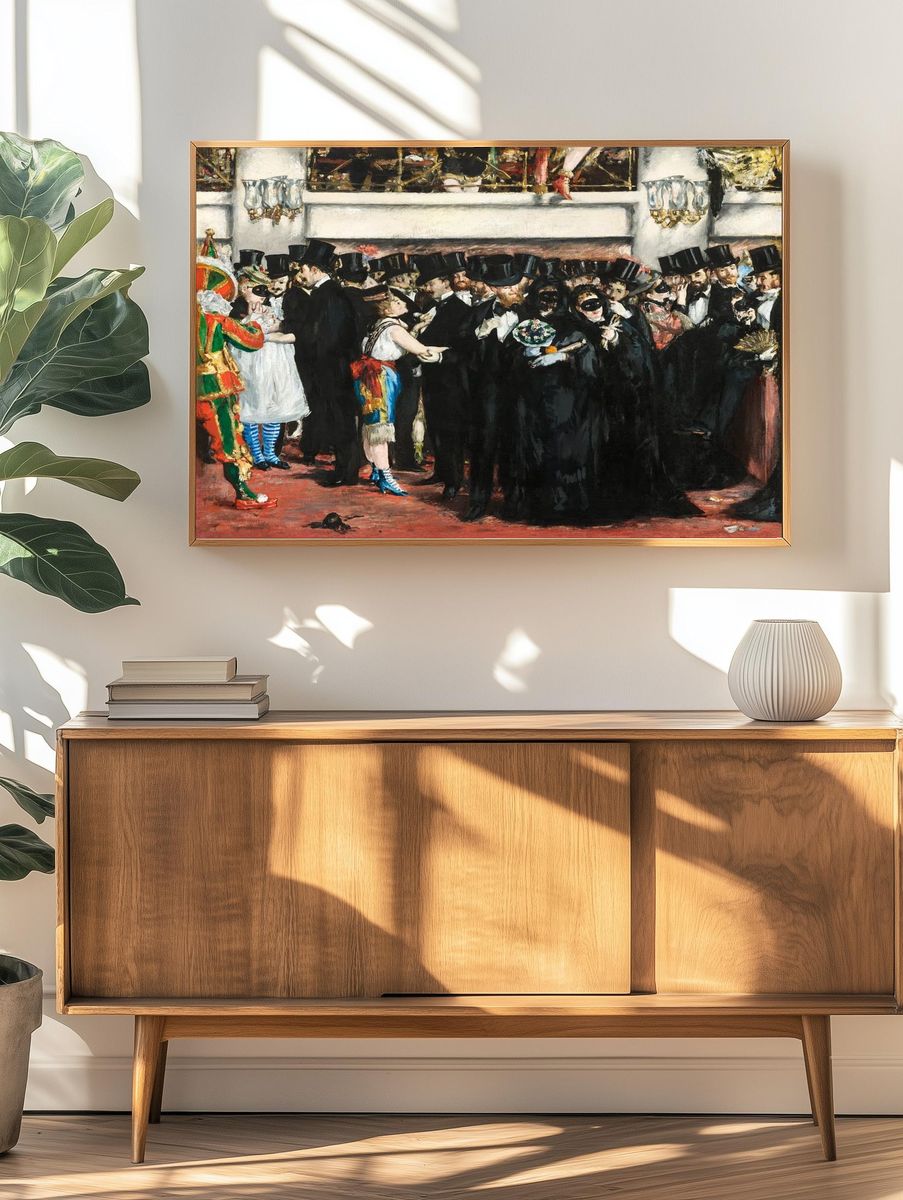 Masquerade Ball — Fine Art Print. — room view 3