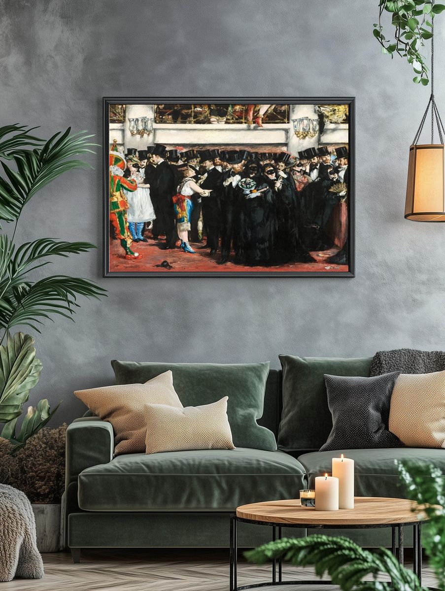 Masquerade Ball — Fine Art Print. — room view 4