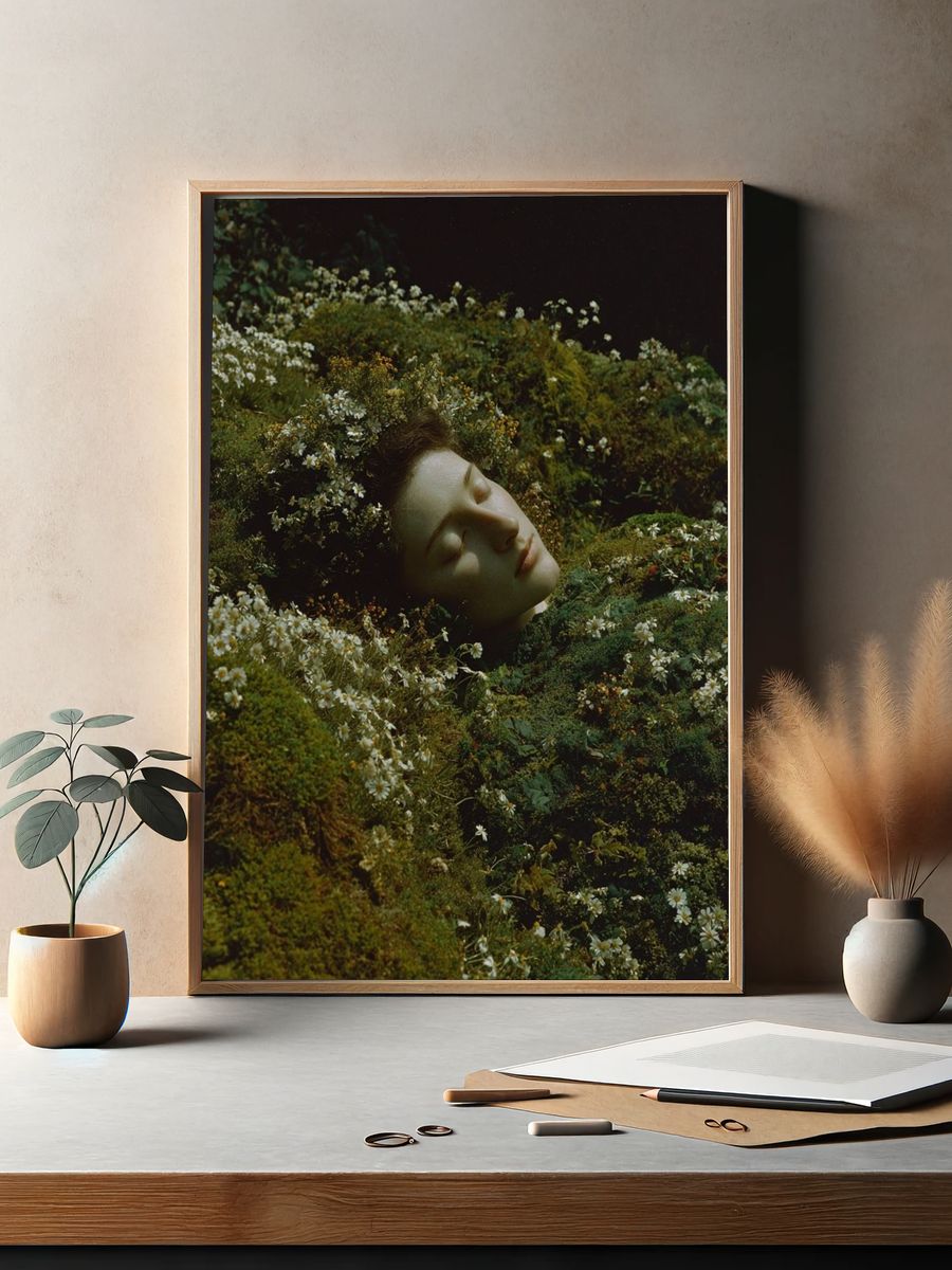 Sleeping Beauty in Bloom — Fine Art Print. — room view 2