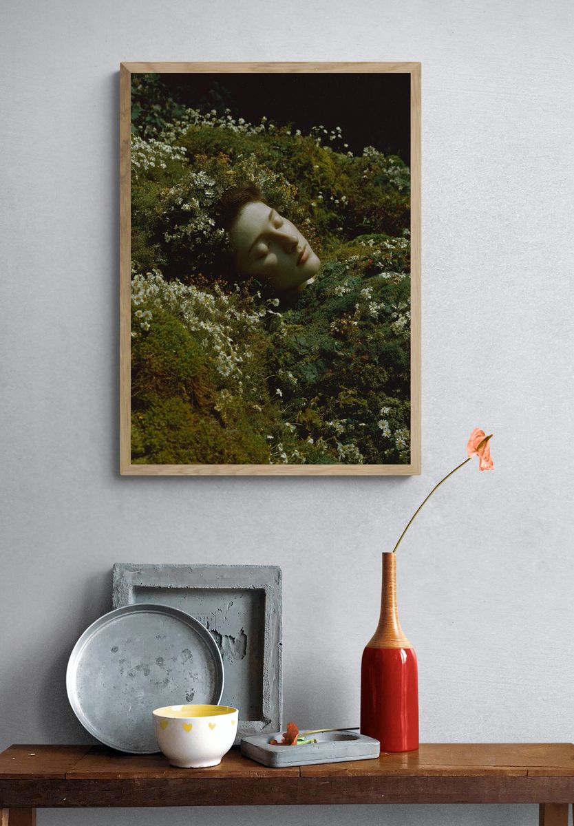 Sleeping Beauty in Bloom — Fine Art Print. — room view 3