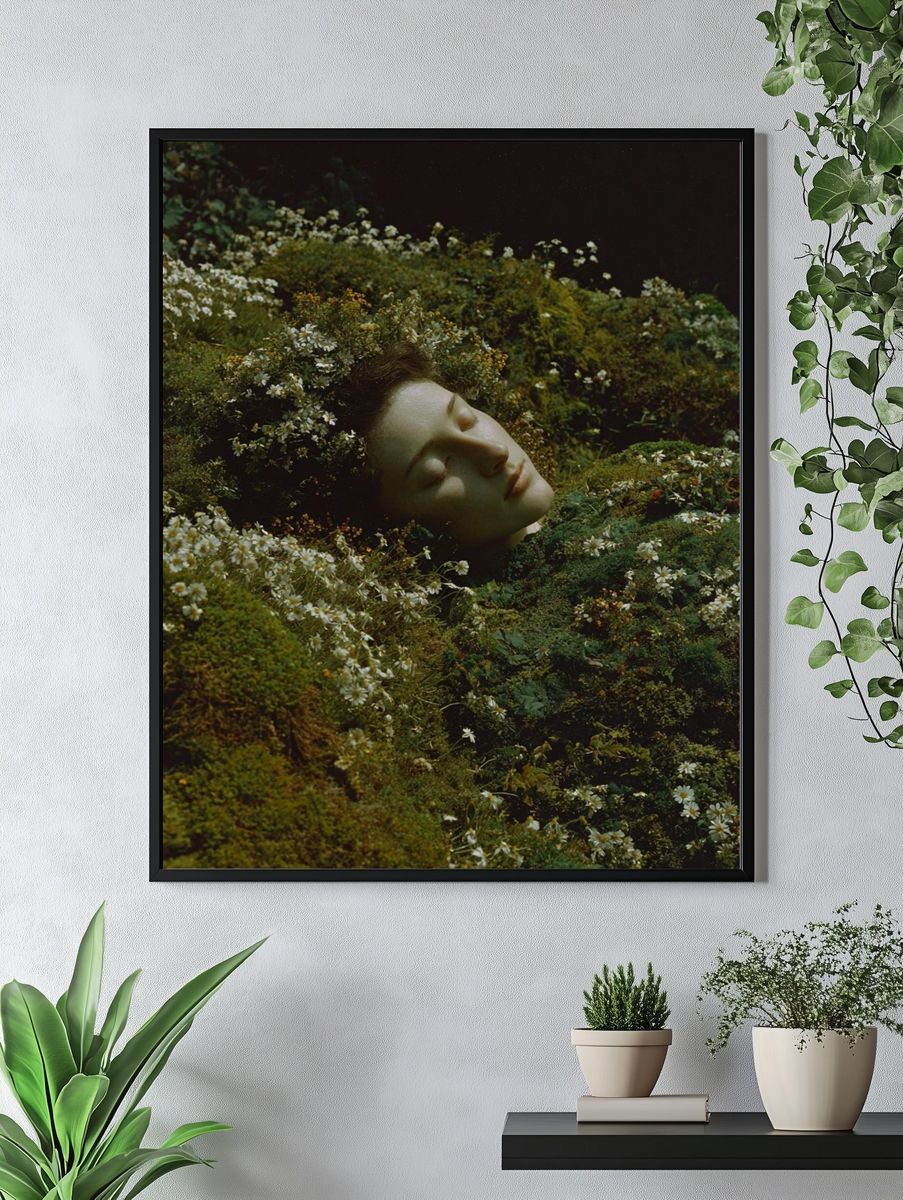 Sleeping Beauty in Bloom — Fine Art Print. — room view 4