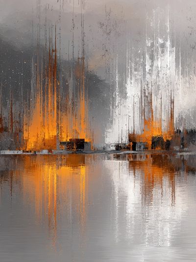Abstract Cityscape — Fine Art Print. poster print