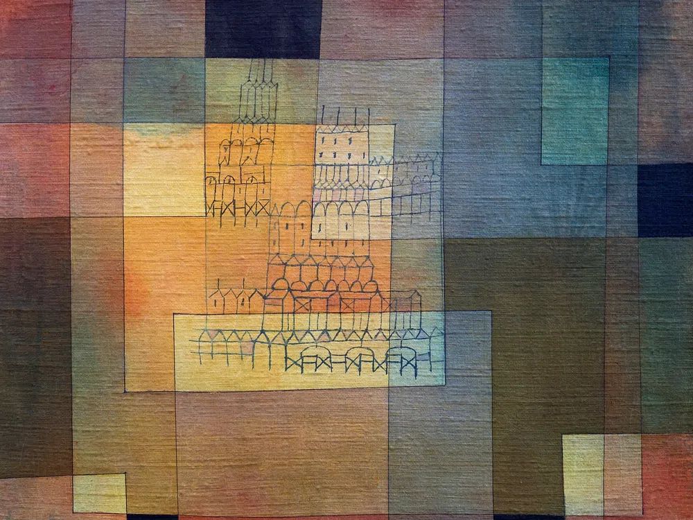 Polyphonic Architecture (1930) painting high. poster detail
