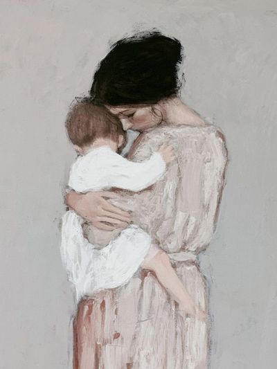 Mother and Child Fine-Art Poster.