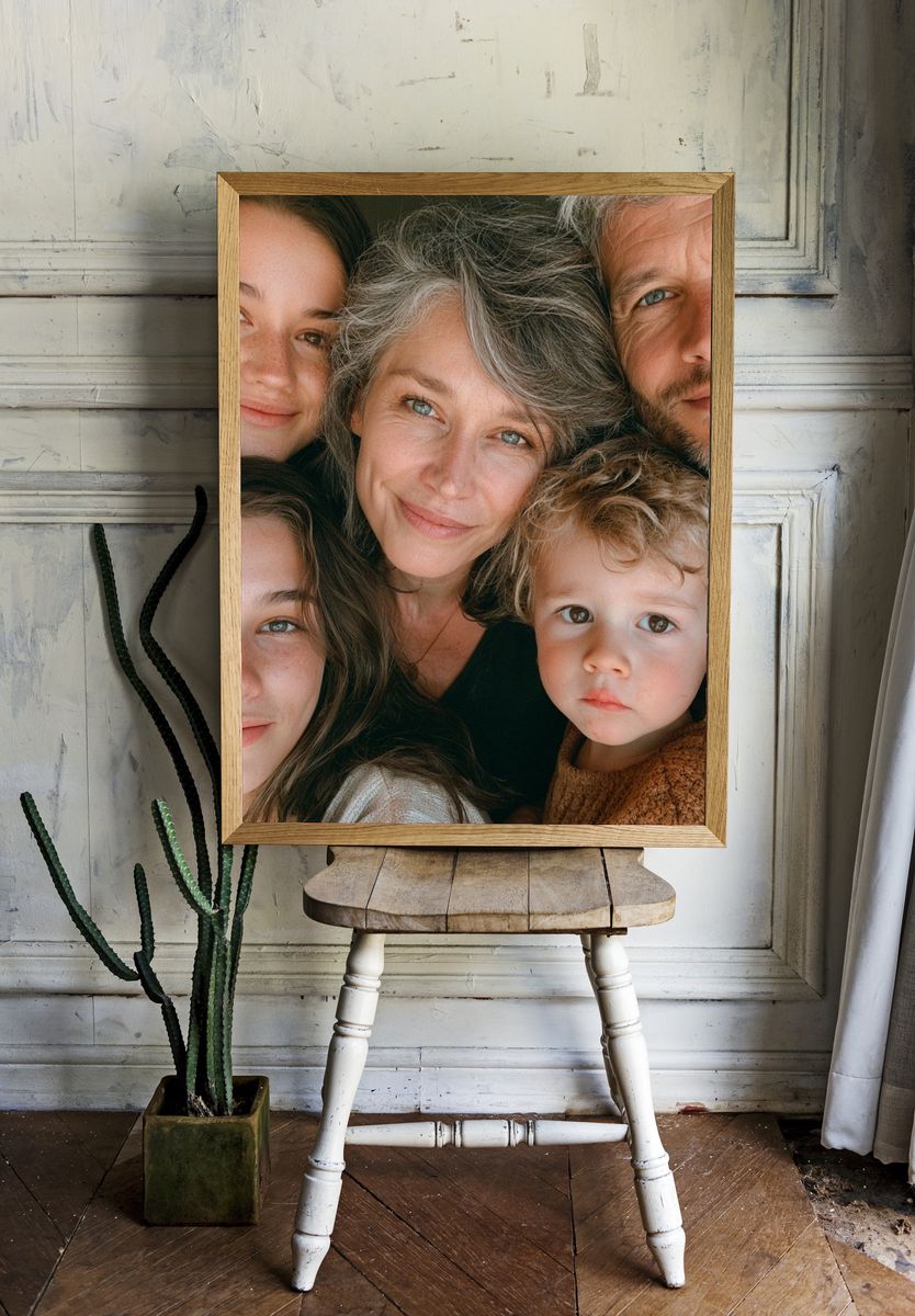 Family Portrait Photography Poster. room preview