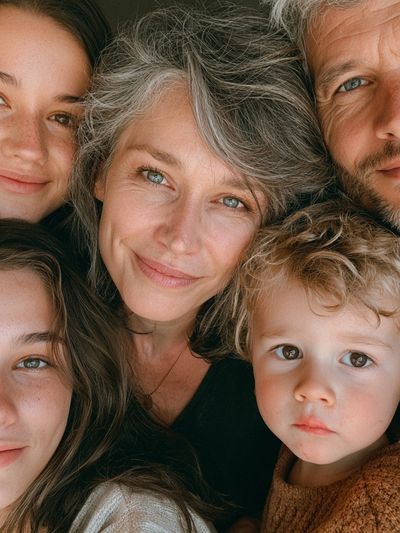 Family Portrait Photography Poster. poster