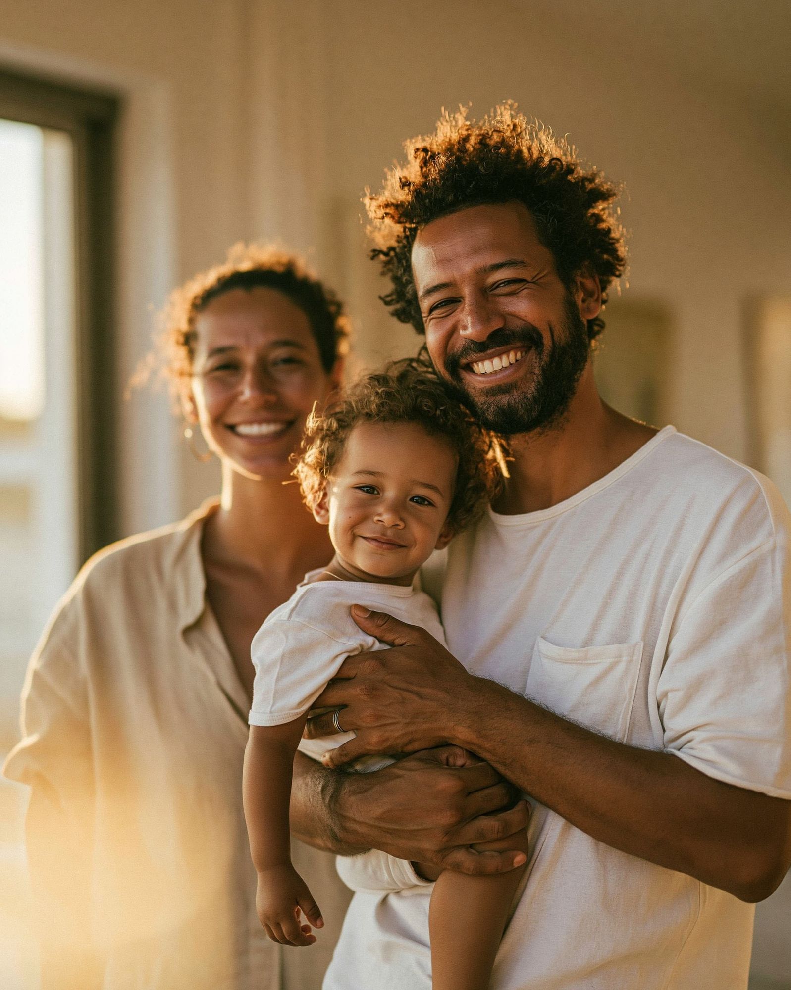 Happy Family Portrait Photography Poster. poster — photography art