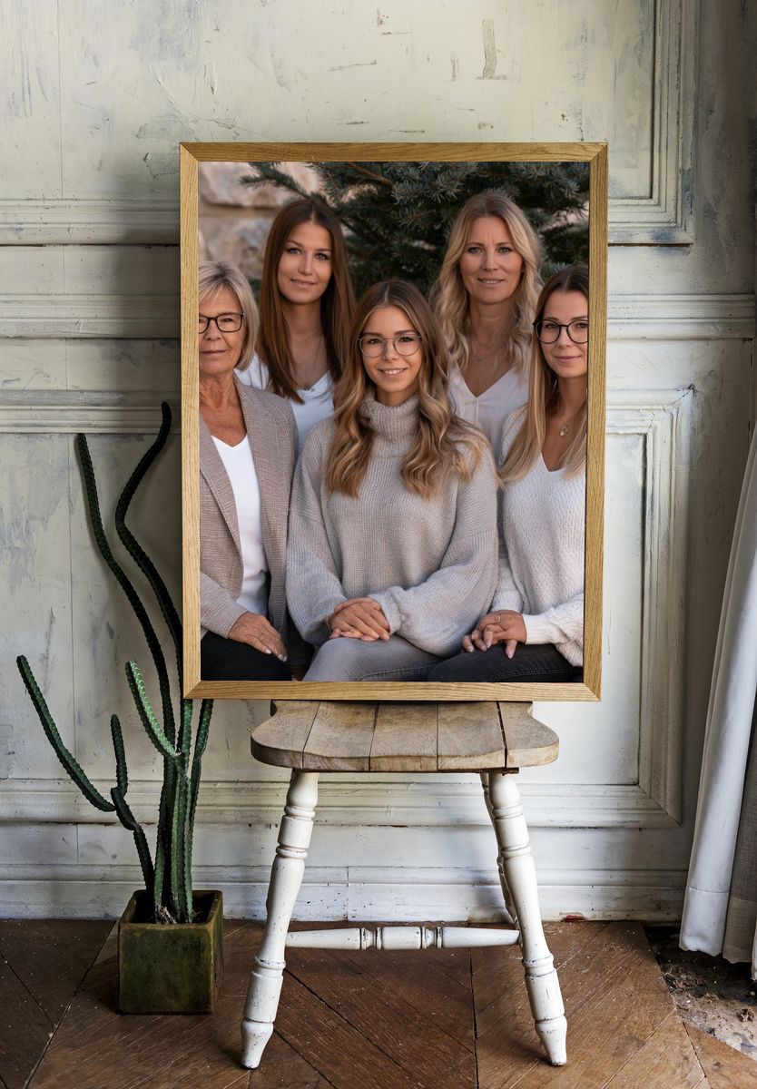Family Portrait Photography Poster. room preview