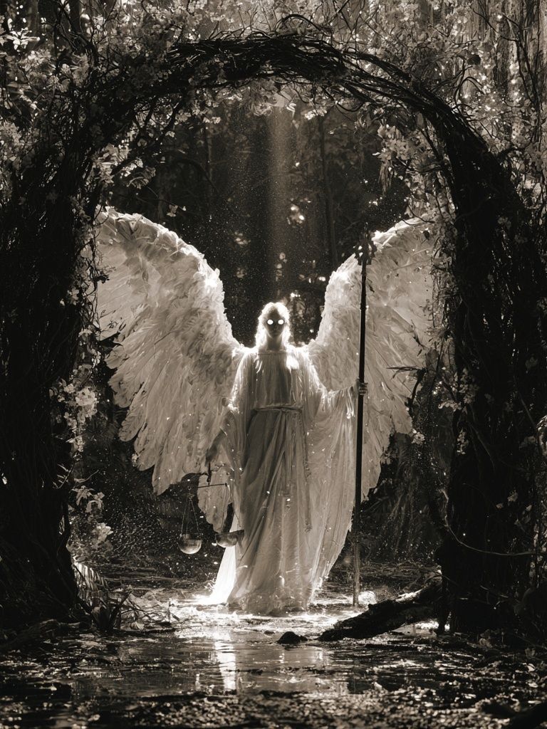 Forest Angel — Surreal Print. poster — fine-art art